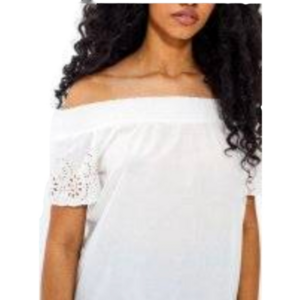 Express off the shoulder White top, sz small